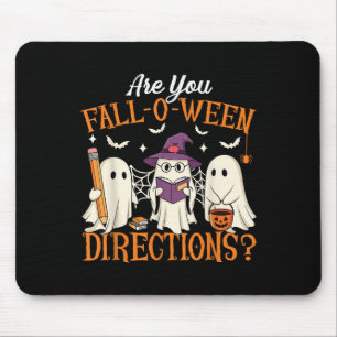 Are You Fall O Ween Directions Funny Teacher Hallo Mouse Mat