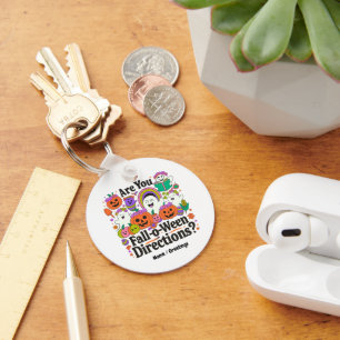 Are You Fall O Ween Directions Teacher Halloween Key Ring