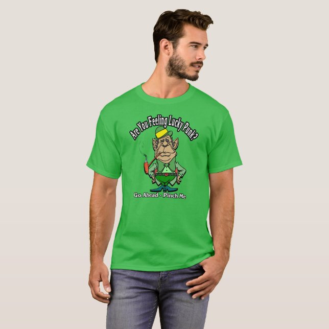 Are You Feeling Lucky Punk Saint Patrick's Day  T-Shirt (Front Full)