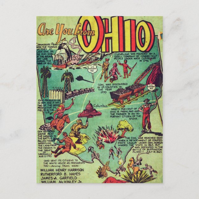 Are You From Ohio Postcard (Front)