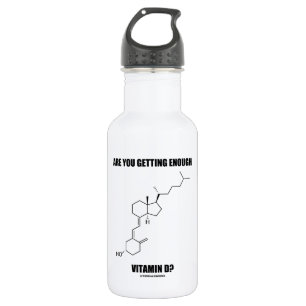 Are You Getting Enough Vitamin D? Cholecalciferol 532 Ml Water Bottle
