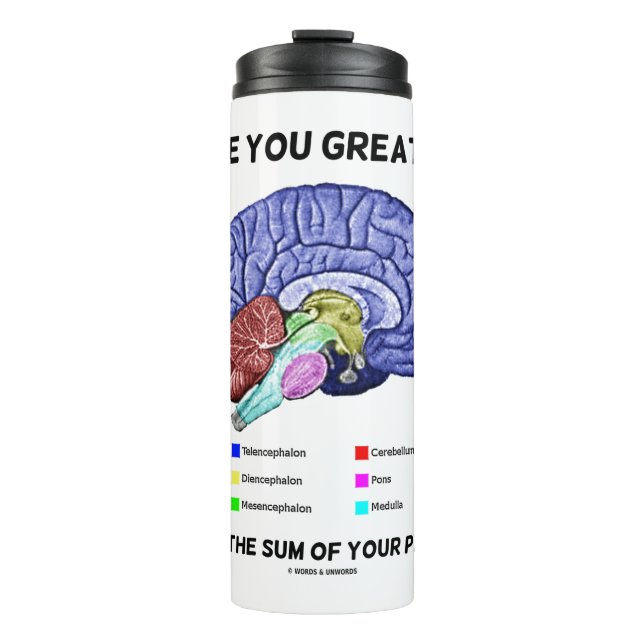 Are You Greater Than The Sum Of Your Parts? Brain Thermal Tumbler (Front)