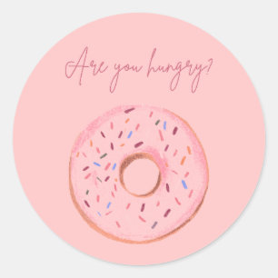 “Are You Hungry?” Donut Sticker 🍩💞