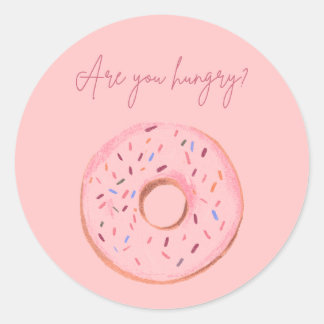 “Are You Hungry?” Doughnut Sticker 🍩💞