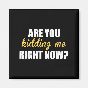 Are You Kidding Me Right Now_ - Fun Saying Sarcast Magnet