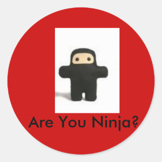 Are You Ninja sticker