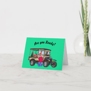 Are You Ready for Christmas? Abe is working on it Holiday Card