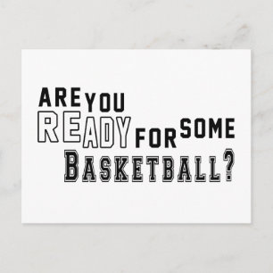Are you ready for some Basketball Postcard