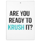 Are you ready to KRUSH it?