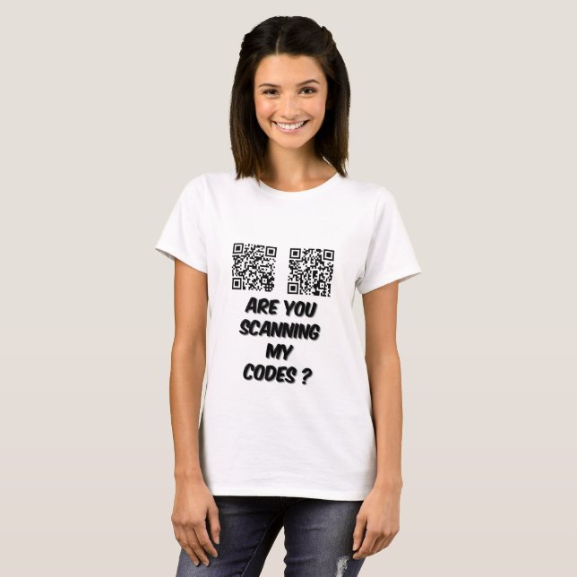 Are You Scanning My Codes Women's T-Shirt (Front Full)