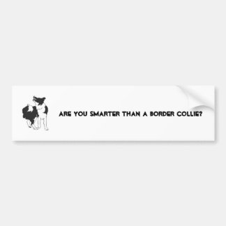 ARE YOU SMARTER THAN A BORDER CO... BUMPER STICKER