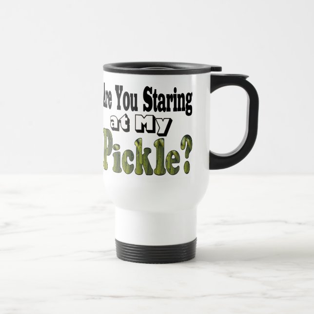 Are You Staring? Travel Mug (Right)