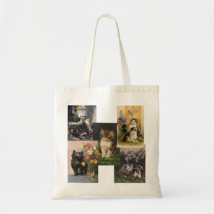 Are you the Crazy Cat Lady! Victorian Kittens Tote Bag