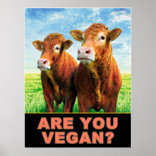 ARE YOU VEGAN ? POSTER