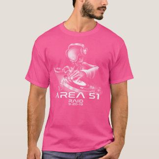 Area 51 Alien Dj Scratcher T-Shirt