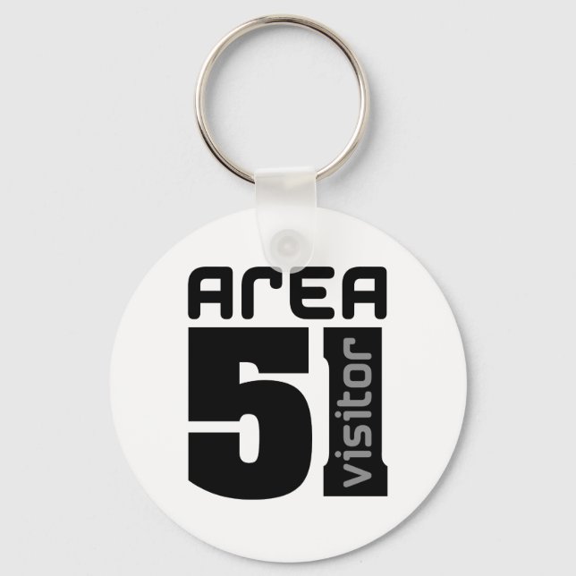 Area 51 Alien Visitor Key Ring (Front)