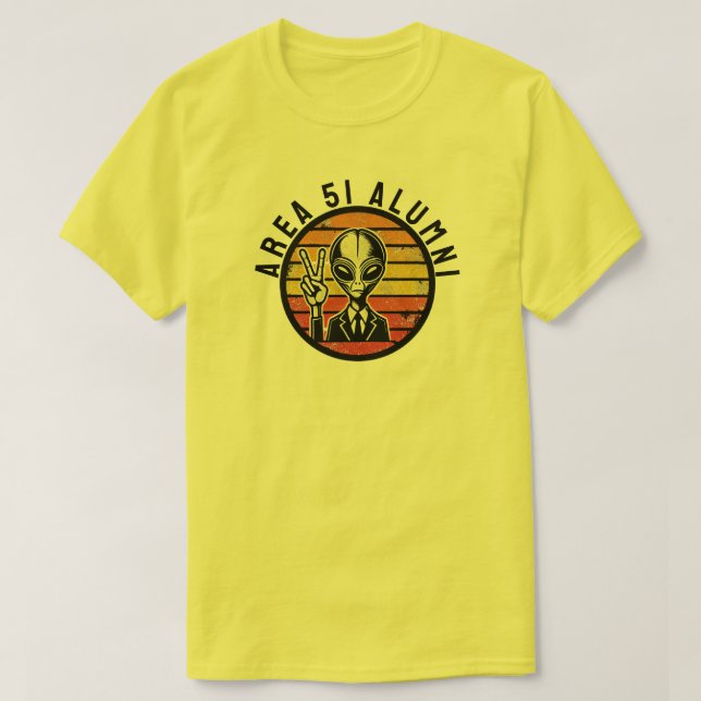 Area 51 Alumni T-Shirt (Design Front)