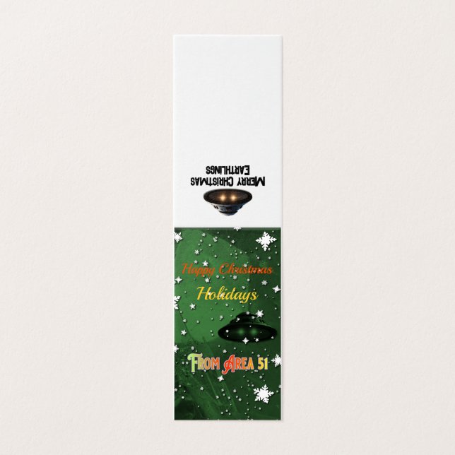 Area 51 Christmas greeting (Outside Unfolded)
