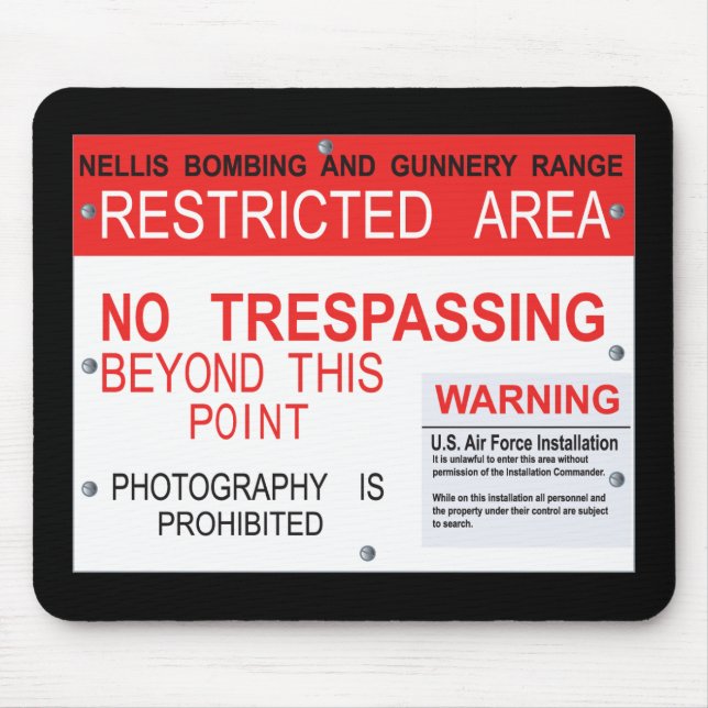 Area 51 Dreamland Mousepad (Front)