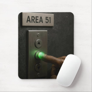 Area 51 Elevator Button Mouse Mat