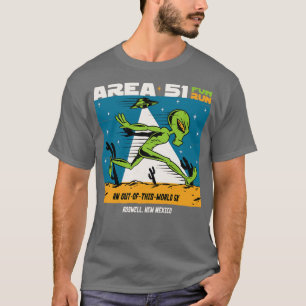 Area 51 Fun Run Funny Running 1 T-Shirt