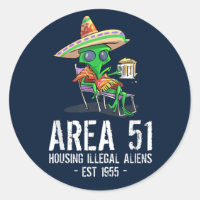 Area 51 Gag Gift  UFO Drunk Illegal Alien