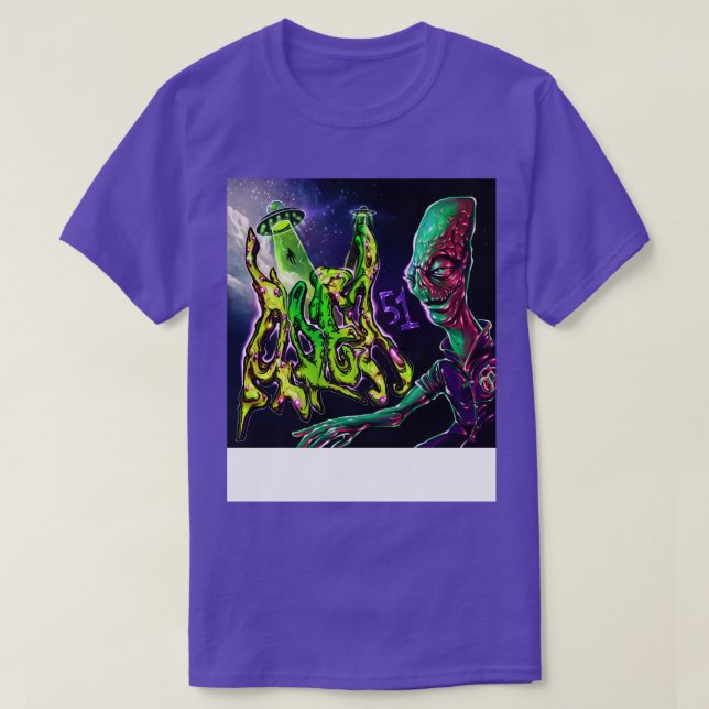 Area 51 Graffiti T-Shirt (Design Front)