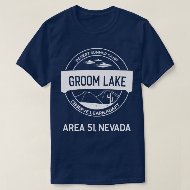 Area 51 Groom Lake  T-Shirt (Design Front)