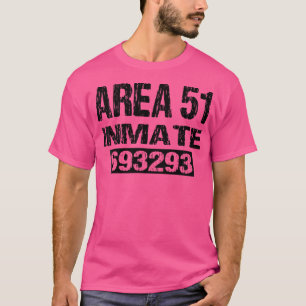 Area 51 Inmate Halloween Roswell Alien Ufo T-Shirt