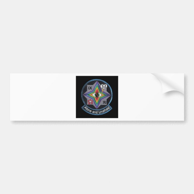 area 51 patch bumper sticker (Front)