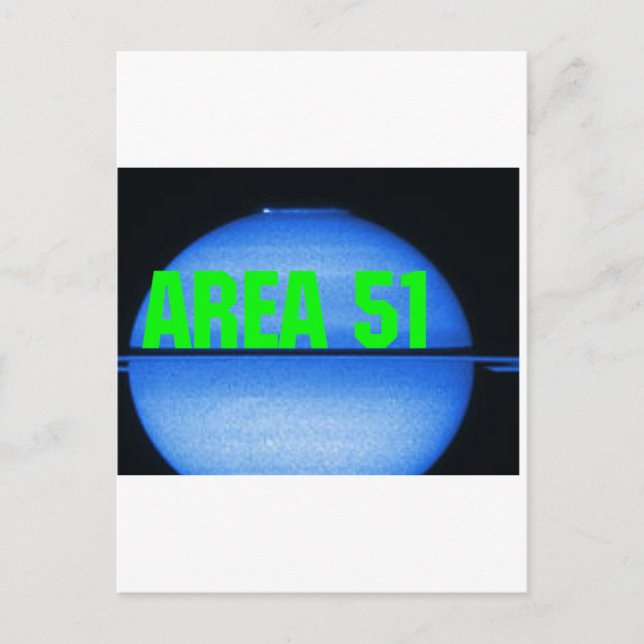 AREA 51 POSTCARD (Front)