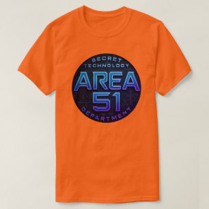 Area 51 - Secret Technology Department T-Shirt