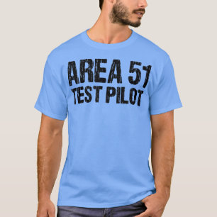 Area 51 Test Pilot Retro Halloween Costume Roswell T-Shirt
