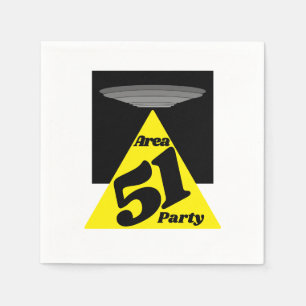 Area 51 UFO, Birthday Napkin