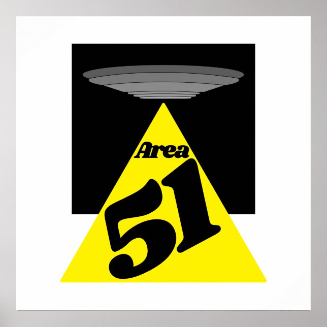 Area 51, UFO Poster (Front)