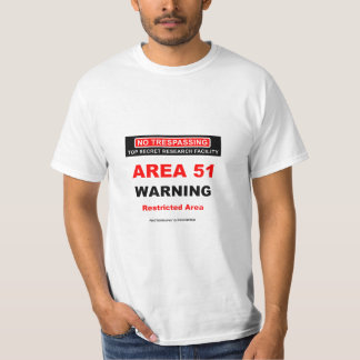 Area 51 Warning T-Shirt