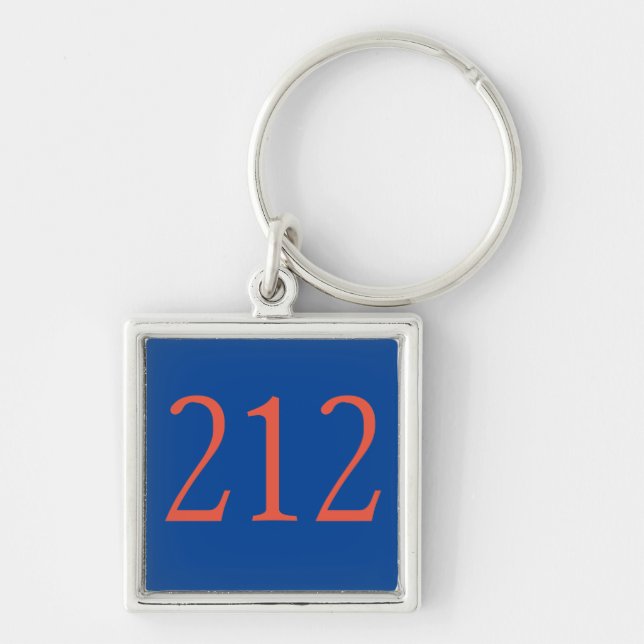 Area Code 212 (NY City) Key Ring (Front)