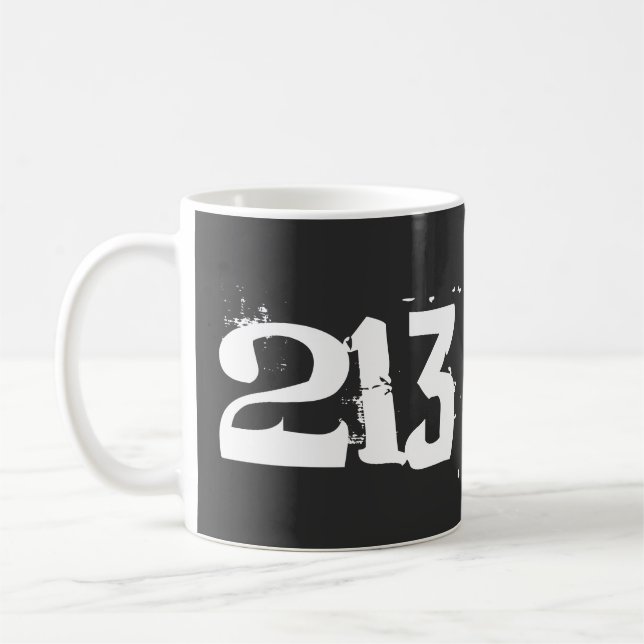 Area Code 213 (Los Angeles) Coffee Mug (Left)