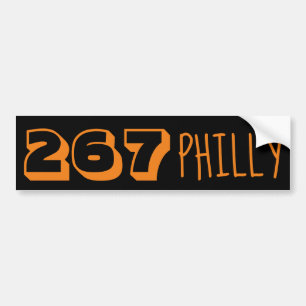 Area Code 267 - Philly Bumper Sticker