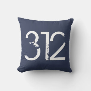 Area Code 312 (Chicago) Cushion