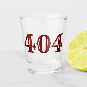 Area Code 404 (Atlanta, GA) Shot Glass
