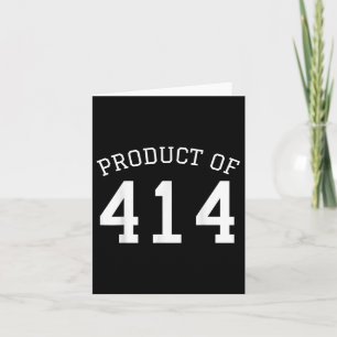 Area Code 414 Apparel For Men Women & Kids 414 Card