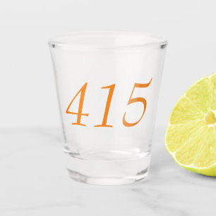 Area Code 415 (San Francisco) Shot Glass