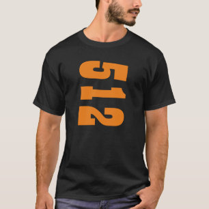 Area Code 512 (Austin, TX) T-Shirt