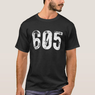 Area Code 605 Sioux Falls South Dakota SD SIX ZERO T-Shirt