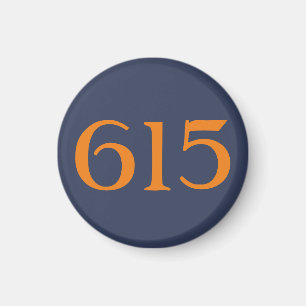 Area Code 615 (Nashville) Magnet