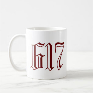Area Code 617 (Boston) Coffee Mug
