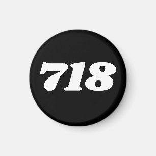 Area Code 718 (New York City) Magnet