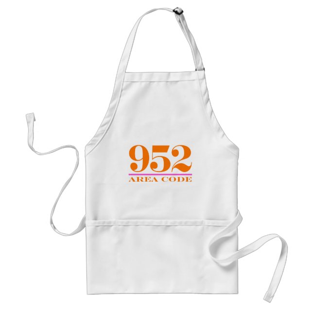 Area Code 952 Standard Apron (Front)
