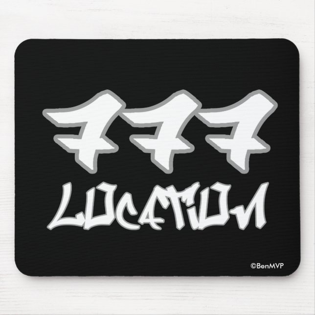 Area Codes Mouse Mat (Front)